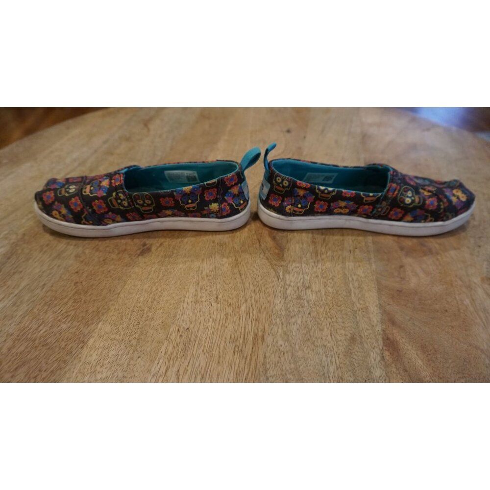 Toms YOUTH Alpargata Dia De Los Muertos Cupsole (Glow in the Dark), Size 13.5 - Picture 9 of 15